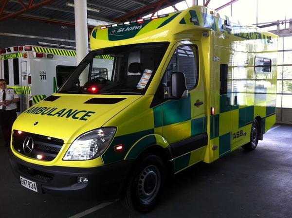 Yellow: The new color for NZ ambulances  